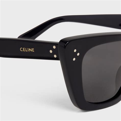 celine dramatic acetate cat-eye sunglasses|CAT EYE S187 SUNGLASSES IN ACETATE .